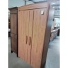ARMOIRE LINGERE PENDERIE BOIS CLAIR 2 PORTES GAMI
