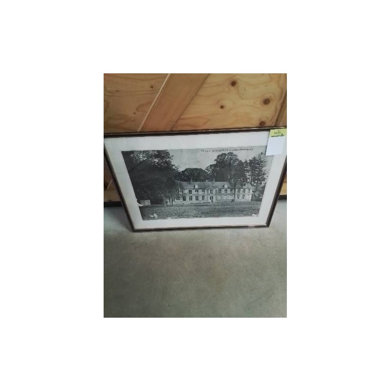 GRAVURE CHATEAU DE SAINT QUENTIN SEINE INFÉRIEURE