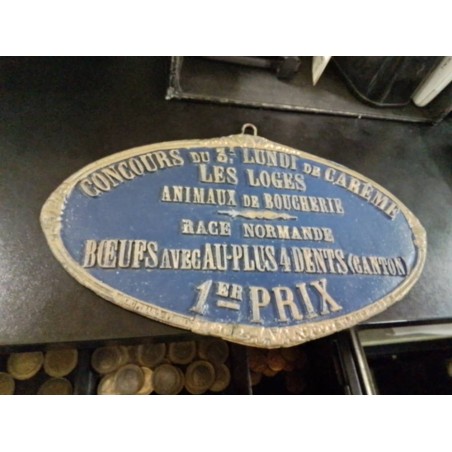 PLAQUE COMICE AGRICOLE LES LOGES