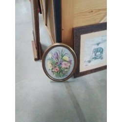 HUILE SUR PANNEAU BOUQUET RAYMONDE FOUQUET XXE