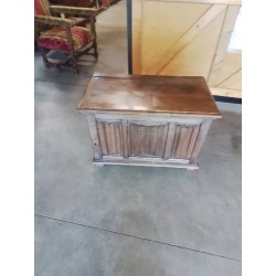 COFFRE BOIS A PLIS DE SERVIETTE STYLE RENAISSANCE