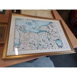 GRAVURE  REPRODUCTION LA NORMANDIE AU XVIIIE