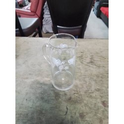 CRUCHE VERRE SOUFFLÉ GRAVÉ 