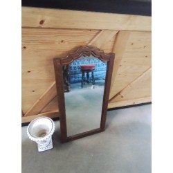 MIROIR RECTANGULAIRE CINTRE BOIS 46X90