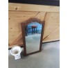 MIROIR RECTANGULAIRE CINTRE BOIS 46X90
