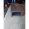 TABLE BASSE BOIS TAUPE 2 PLATEAUX ERNEST MENARD