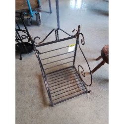 PORTE BUCHES FER FORGÉ 