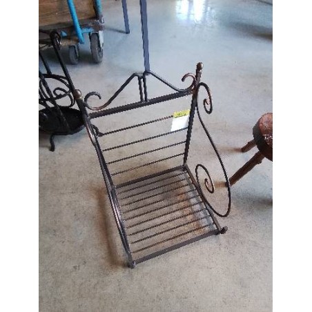 PORTE BUCHES FER FORGÉ 