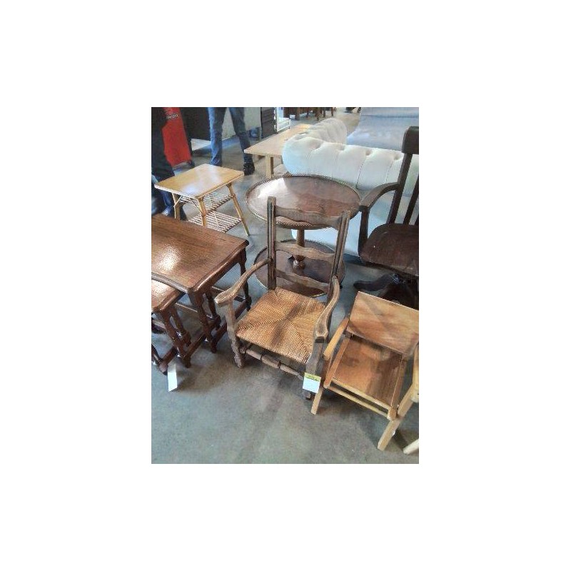 FAUTEUIL ENFANT BOIS PAILLÉ 