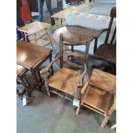 FAUTEUIL ENFANT BOIS PAILLÉ 