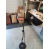 LAMPADAIRE MÉTAL NOIR ET DORÉ ANNÉES 60