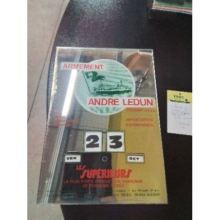 CALENDRIER PERPÉTUEL DU CENTENAIRE DE L ARMEMENT ANDRÉ LEDUN