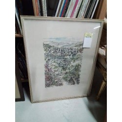 LITHOGRAPHIE NUMÉROTÉE ET CONTRESIGNEE SAINT PAUL DE VENCE