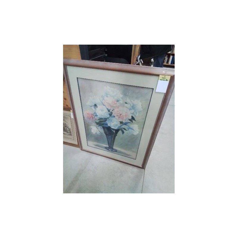 AQUARELLE BOUQUET DE FLEURS MAD LETAILLEUR
