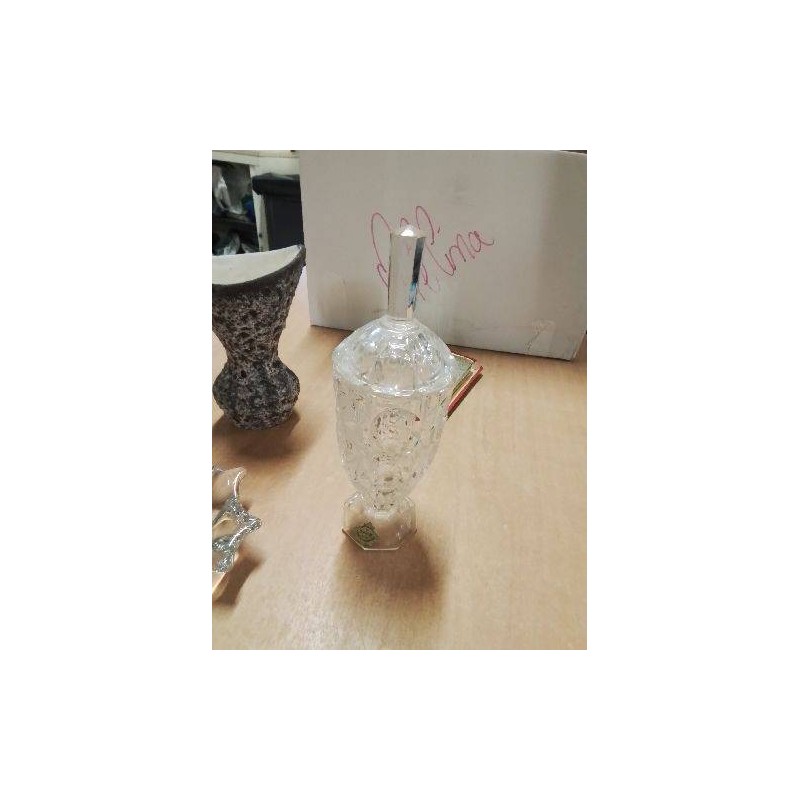 VASE  COUVERT CRISTAL TAILLE  DE BOHÊME