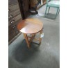 TABLE BASSE RONDE PLIANTE BOIS CLAIR