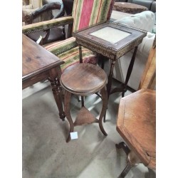 SELLETTE RONDE TRIPODE BOIS