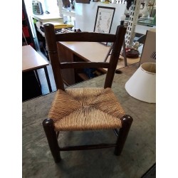 CHAISE ENFANT BOIS PAILLÉ 