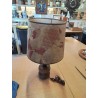LAMPE BOIS TOURNÉ AJ TAPISSER FEUILLES