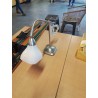 LAMPE ACIER ET VERRE BLANC BROYORP IKEA 
