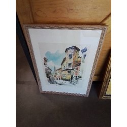 TABLEAU RUELLE CADRE ECRU 