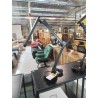 LAMPE DE BUREAU AJUSTABLE LED RÉSINE ET MÉTAL NOIR HANSA