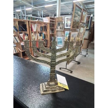MENORAH 7 BRANCHES BRONZE