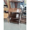CONSOLE CHANTOURNÉ A COLONNES 3 TIROIRS FIN XIXE