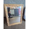 MIROIR RECTANGULAIRE BOIS SCULPTÉ DORÉ 
