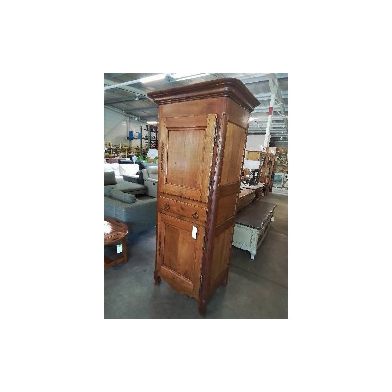 HOMME DEBOUT BOIS MOULURÉ 2 PORTES 1 TIROIR DÉBUT XXE