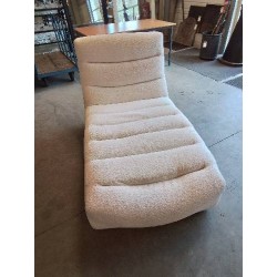 CHAUFFEUSE TISSU BOUCLETTE ECRU LOTUS T200 MAISON DU MONDE