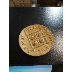 MÉDAILLE BRONZE NUL NE PEUT FUIR SON DESTIN BELLA RAFTOPOULOS(1902-1992)