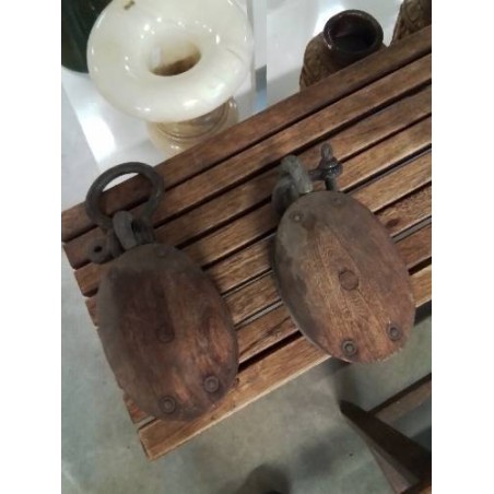 POULIE MARINE BOIS 