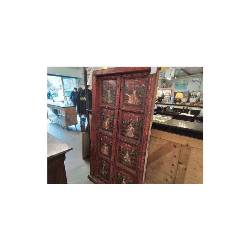 PORTES INDIENNES   BOIS PEINT 100X180