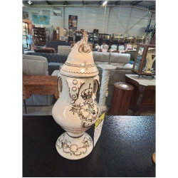 VASE COUVERT CÉRAMIQUE A LA...