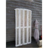 PAIRE DE PERSIENNES BOIS PEINT 202X91