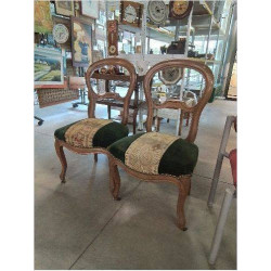 CHAISE NAPOLÉON III TISSU...