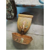 FONTAINE TOLE PEINTE DECOR ASIATIQUE