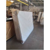 SOMMIER TAPISSER BLANC  A LATTES PRIMO  AVEC 4 PIEDS 160X200