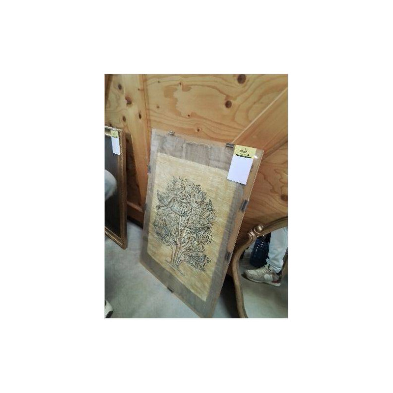 PEINTURE SUR PANNEAU AUX OISEAUX 