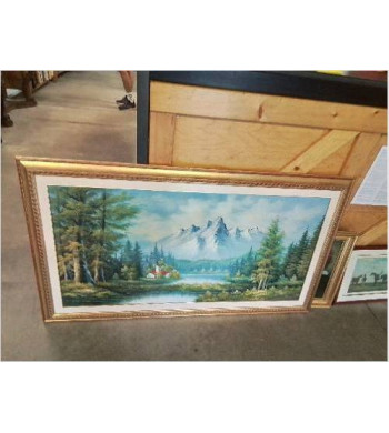 TABLEAU PAYSAGE DE MONTAGNE...