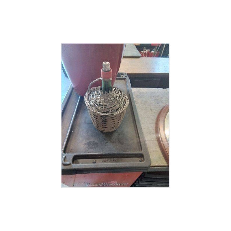 BONBONNE VERRE GAINAGE VANNERIE 