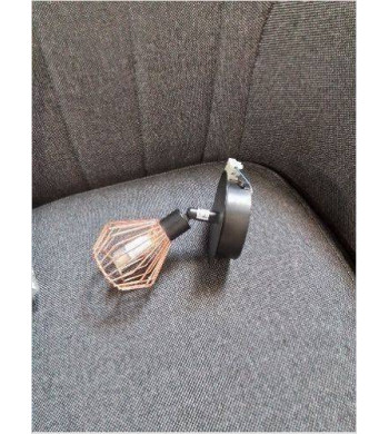 APPLIQUE MURALE ORIENTABLE METAL ROSE