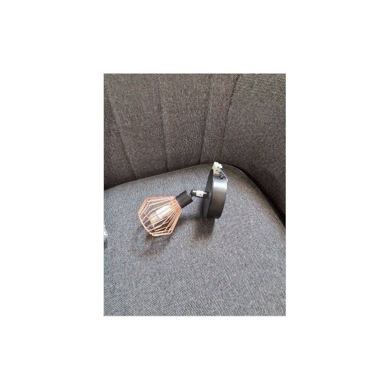 APPLIQUE MURALE ORIENTABLE METAL ROSE
