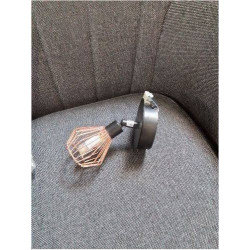 APPLIQUE MURALE ORIENTABLE METAL ROSE
