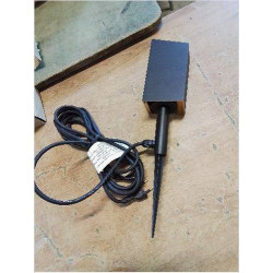 ECLAIRAGE BORNE DE JARDIN ÉLECTRIQUE MÉTAL NOIR HABITAT LONDON E15LP 25W