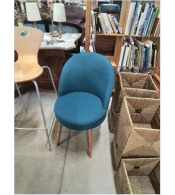 FAUTEUIL ASSISE TISSU BLEU...