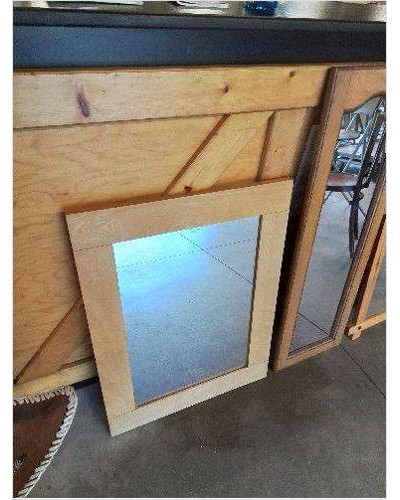 MIROIR RECTANGULAIRE BOIS...