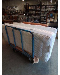 PAIRE DE MATELAS 400 RESSORTS ENSACHÉS ET MOUSSE REVOR BEDING 2X70X190X25