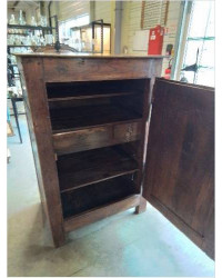 BUFFET 3 QUART BOIS MOULURÉ 1 PORTE XIXE